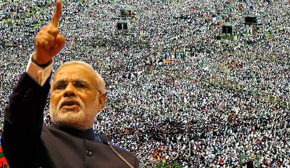 bjp clean sweep in up after modi interference 