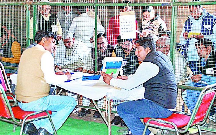 Could not touch bail of deadline