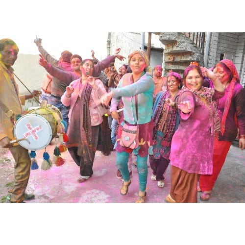 Holi Celebration in Kullu Himachal Pradesh