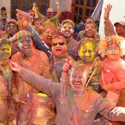 Holi Celebration in Kullu Himachal Pradesh