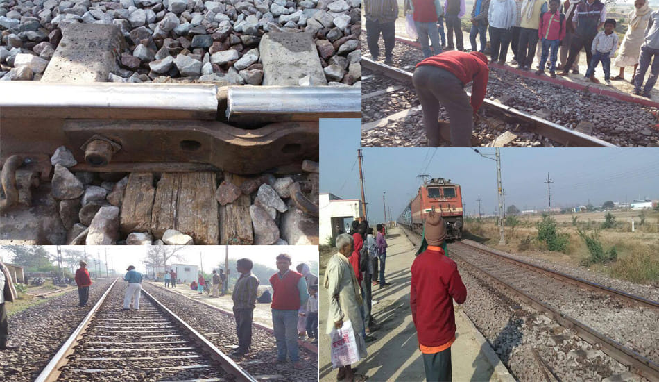 senior officer missing after railway track braking news