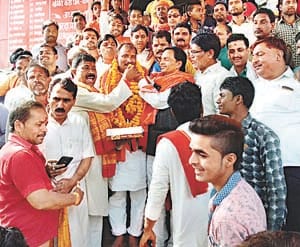 bjp leader wins 