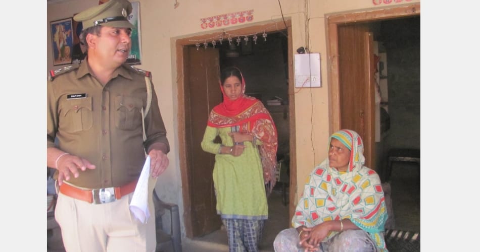 Threatening to martys mandeep singh family, haryna news