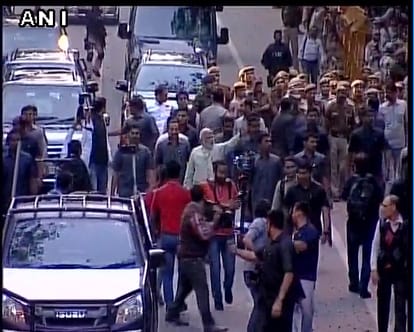 pm modi road show and first speech after victory of up and uttrakhand