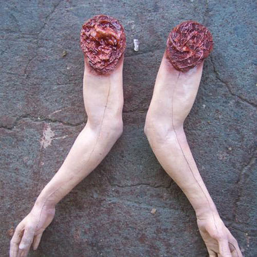 when human body parts openly fall from sky