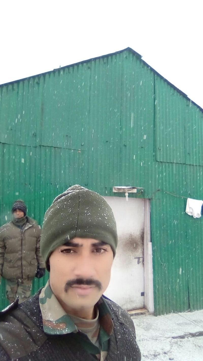 a soldier death during accident in laddakh