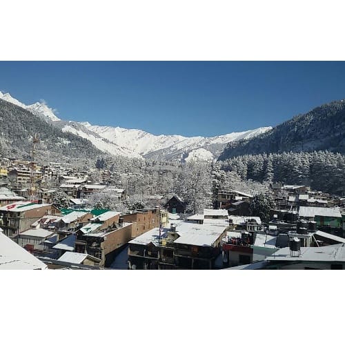 heavy snowfall in chamba and manali