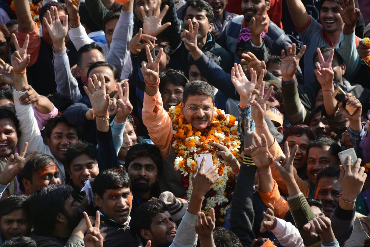bjp won in moradabad nagar, SP won in dehat