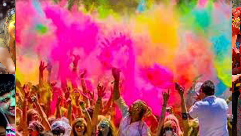 holi celebration photos