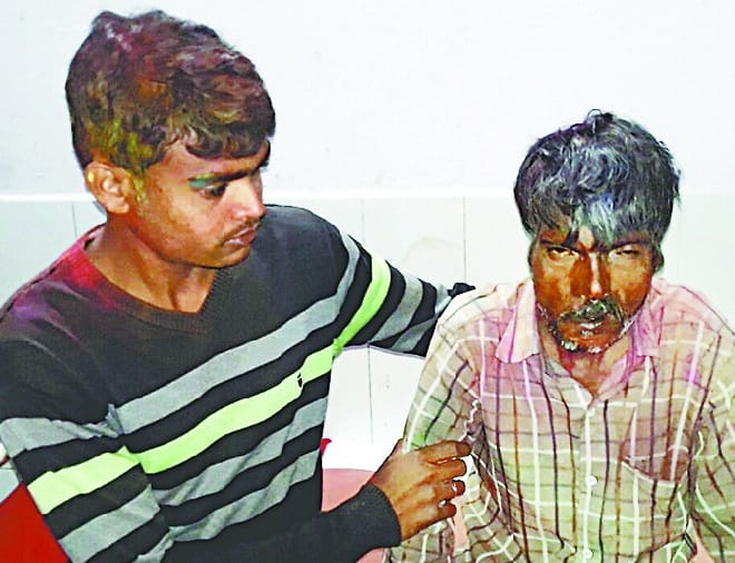 Some people attacked the Dalit settlement in Barauli