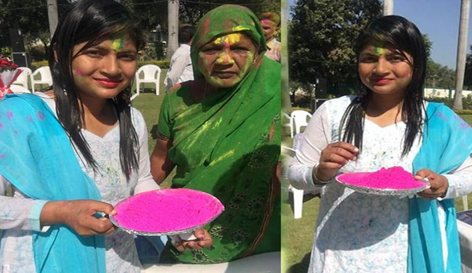 view photos of ias b chandrakala holi celebration 