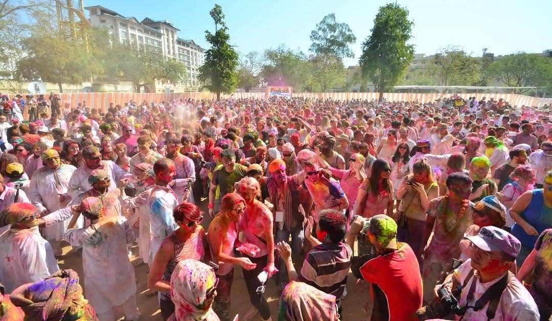 dhulandi festival in hotel khasa kothi jaipur