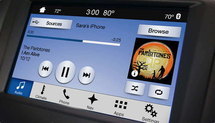 how ford sink 3 auto technology follows voice command given by us verbally 