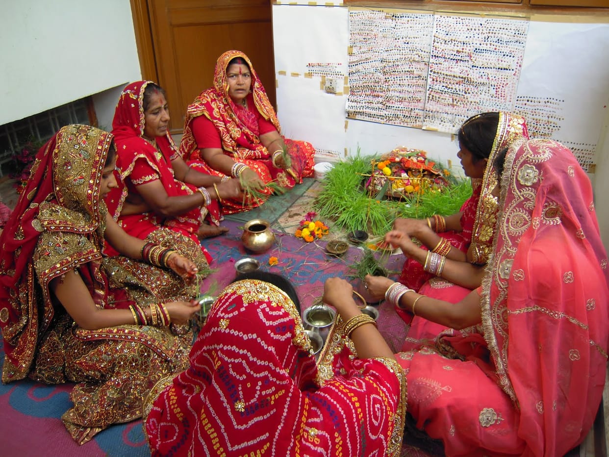 gangaur pooja started from dhulandi
