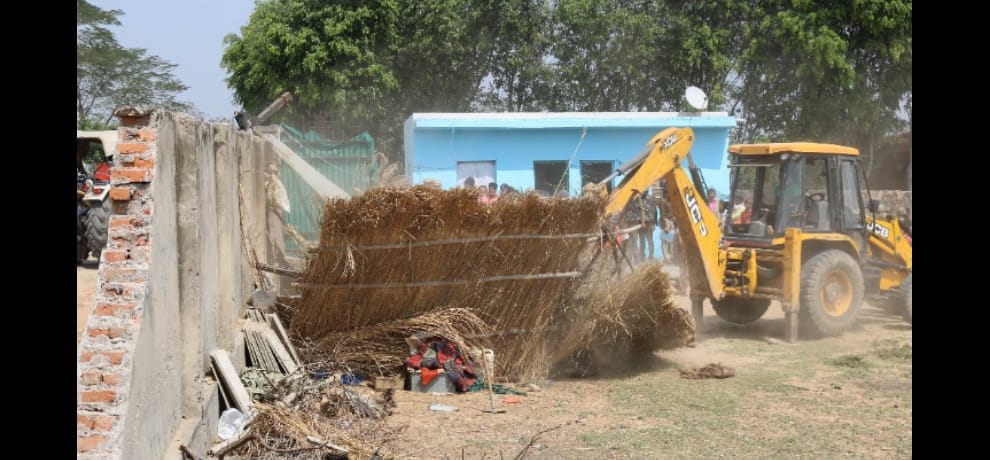 Action taken by the corporation on the land of Gwal pahadi