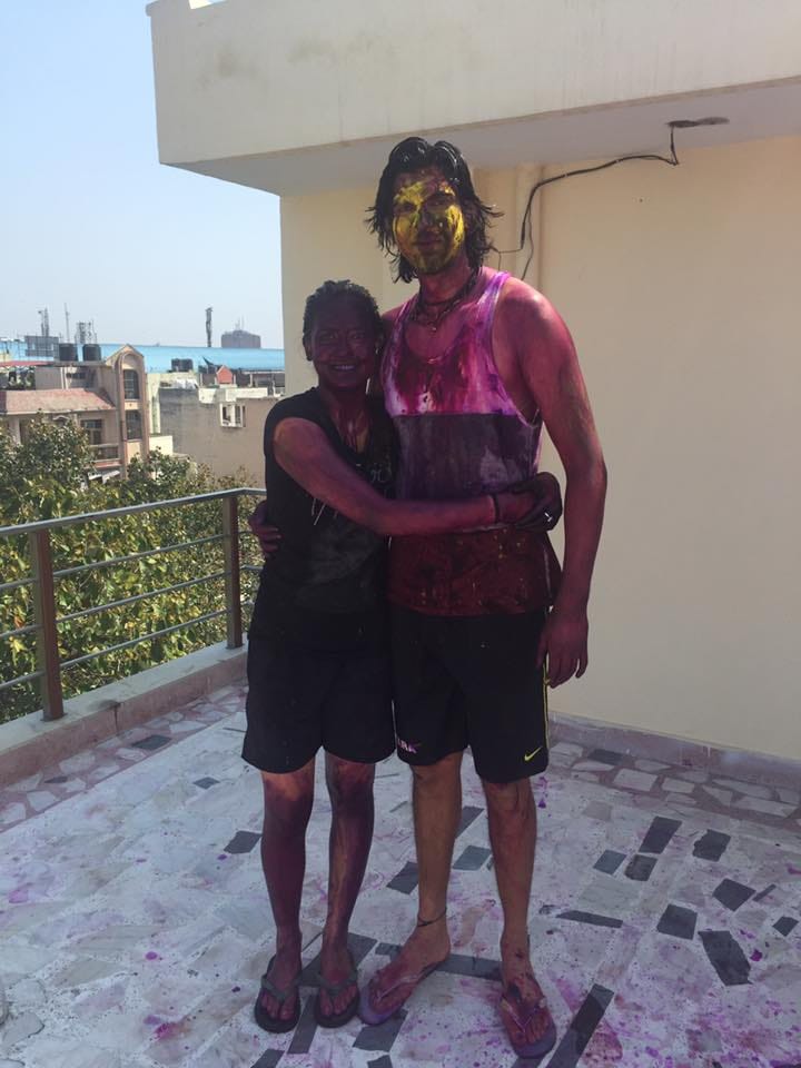  ... when Ishant Sharma have to play 'Banarasi Holi', see exqlusiv pictures