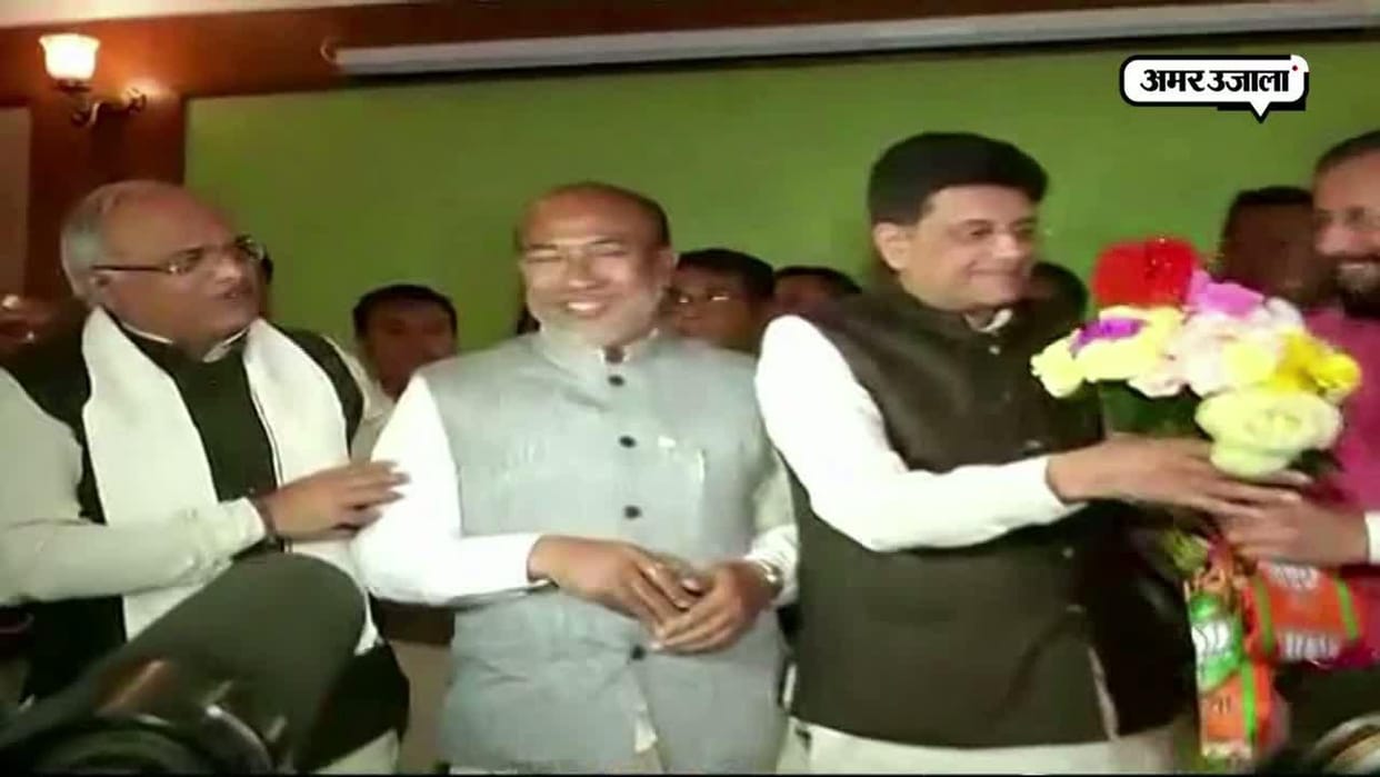 Beren Singh will take oath of Chief Minister of Manipur Today