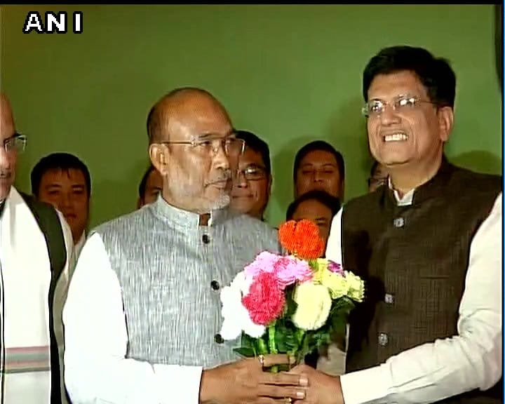 manipur governor najma heptulla invites bjp candidate biren singh to form government