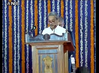 Goa: Manohar Parikar sworn in as Chief Minister of Goa