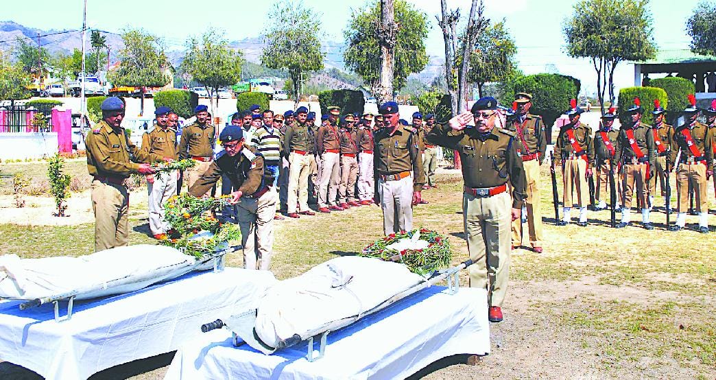 Two police personnel killed in bike accident