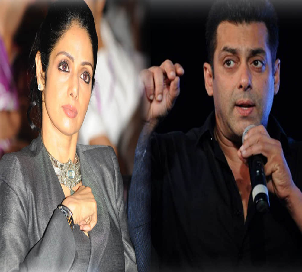 Sridevi is much bigger star than me, Shah Rukh or Akshay, she is a legend, says Salman Khan