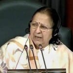 Sumitra mahajan commenting on Sushma Swaraj's statement