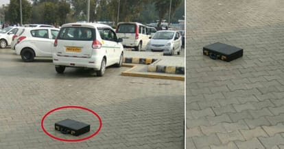 unidentified briefcase was found in parking area at amritsar airport