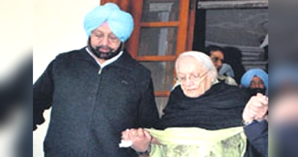 Captain Amarinder Singh's mother, Mohinder Kaur, hospitalised