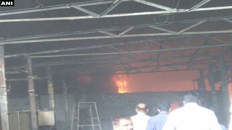 Bhopal: Fire breaks out in Modern Bread factory in Govindpura Industrial area