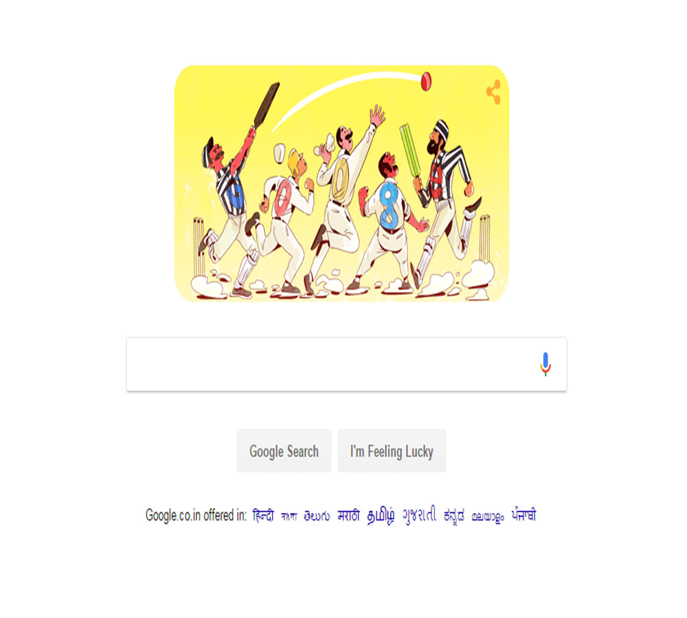 140 साल पहले खेला गया था 1st टेस्ट क्रिकेट मैच, गूगल ने बनाया ये खास डूडल Google makes Doodle celebrates 140th anniversary of Test cricket