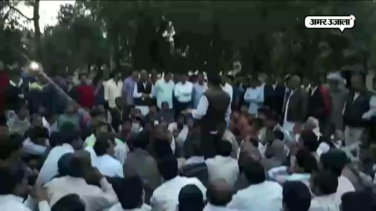 हिसार में डीएसपी की गिर्फतारी की मांग