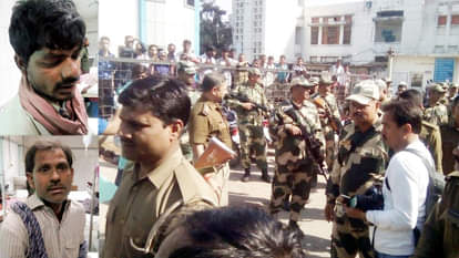 अस्पताल में भर्ती घायल मजदूर