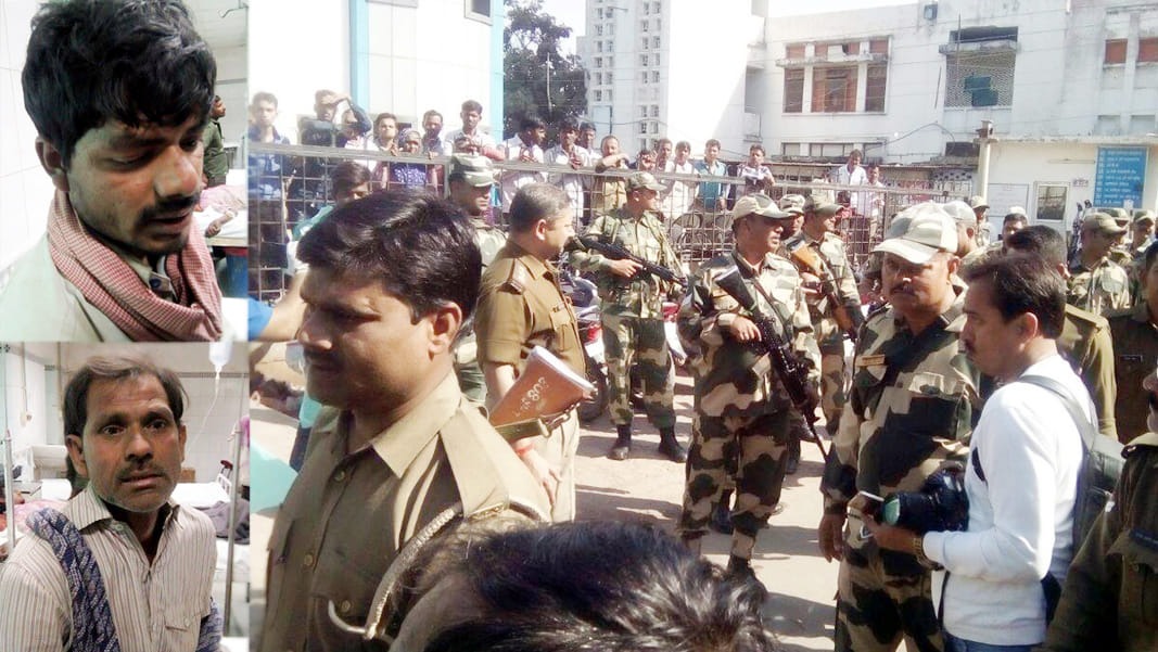 building collapses blast following ammonia gas leak in shivrajpur area