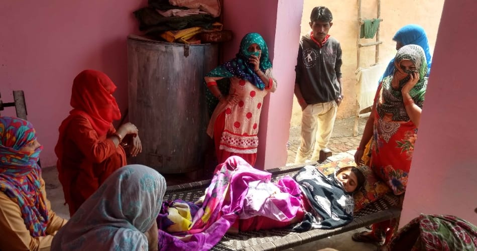 Women jumped into tank with three children, haryana news