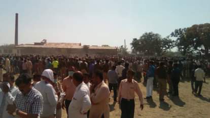 building collapses blast following ammonia gas leak in shivrajpur area