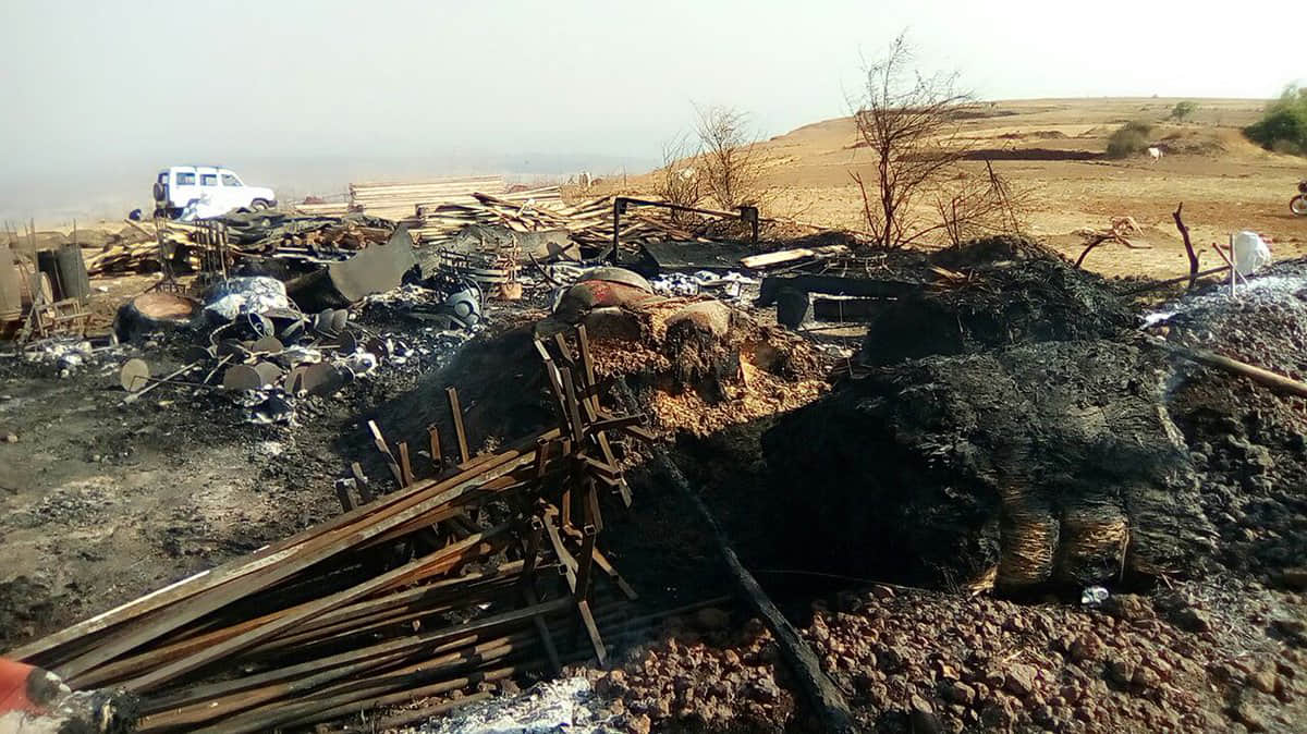 Fire on 'Pamavati' set, watch photos