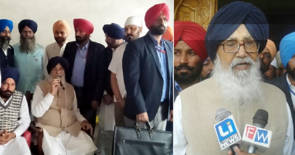 Parkash singh badal on captain amarinder singh goverment