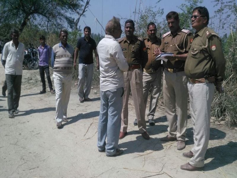 The body of the young man thrown into Ganganagar