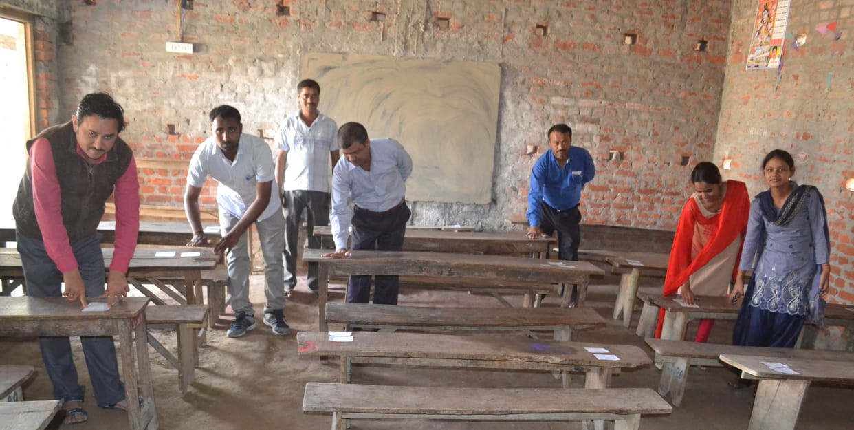 exams on 198 centers