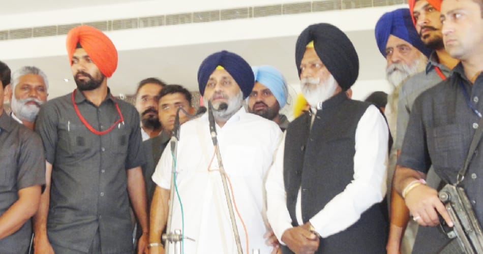 Sukhbir singh badal on captain government, punjab news