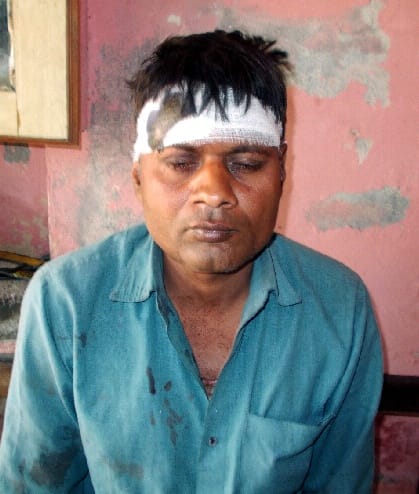 The house owner was robbed and looted