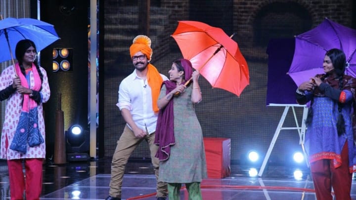 Aamir Khan appears on a reality show, breaks his on rule