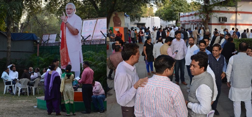 more than three dozens of councillors could rebel in delhi bjp