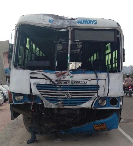 bus accident occured on Una-Nangal road