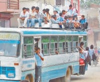 sonipat, bus sarvices, 24 buses give to force