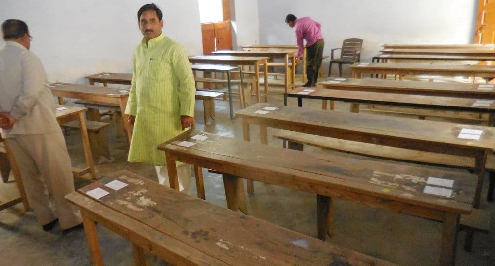 today begins up board exam