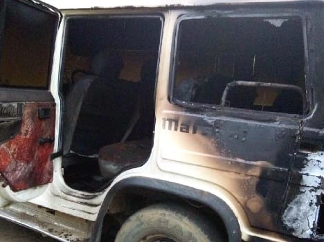 fire vehicle in badgawen, police case