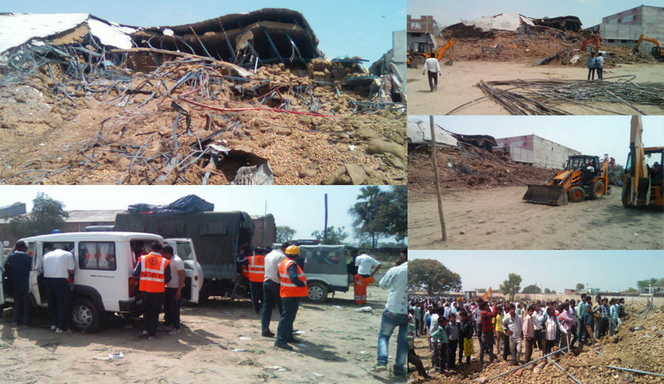 a cold storage building collapse at kanpur 