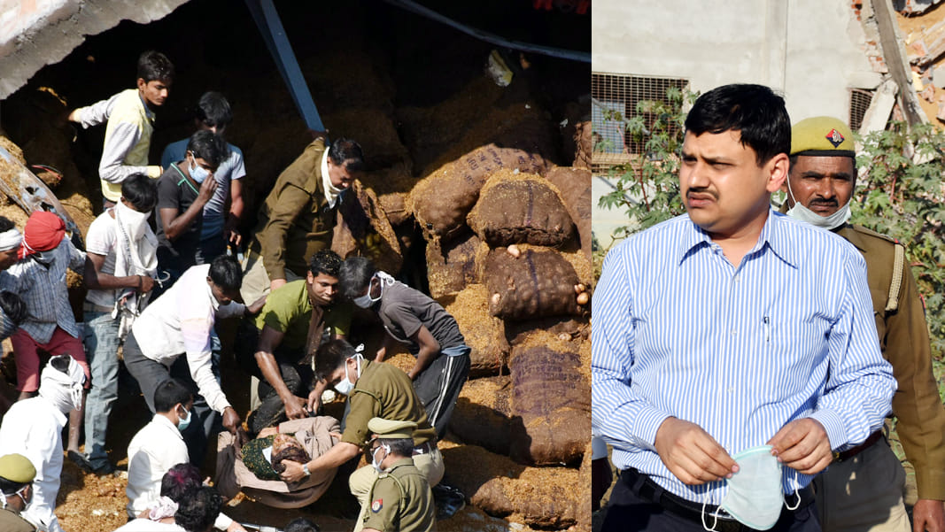 illegal storage of potato two fir lodged