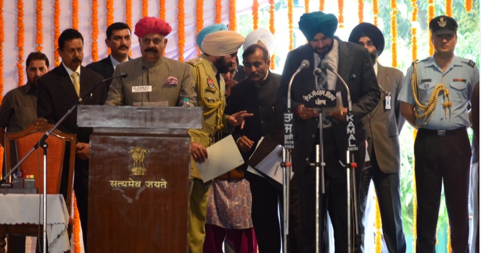 Captain amarinder singh swearing-in ceremony, punjab news